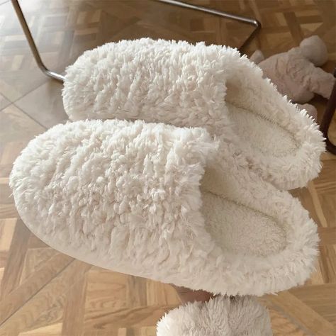 Fuzzy Fall Slippers Fall Slippers, Color House, House Slide, Bedroom Slippers, Cute Slippers, Fur Shoes, Comfortable Slippers, Home Slippers, Slippers For Women