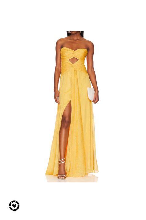 Sorority Formal Dress, Yellow Formal Dress, Yellow Maxi Dress, Strapless Prom Dress, Prom Dresses Yellow, Spring Wedding Dress, Yellow Bridesmaid Dresses, Strapless Prom Dresses, Winter Wedding Dress