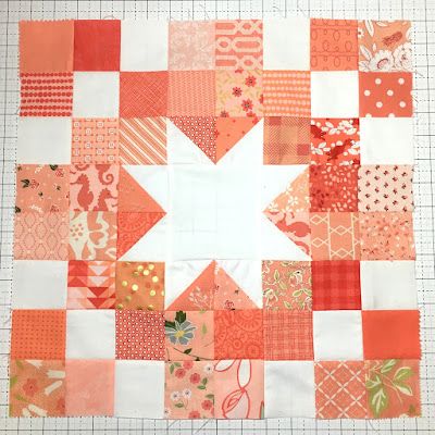 Happy Quilting: Coral and Rose Scraptastic Stars!! Coral Quilt, Quilt Of Valor, Pretty Quilt, Star Blocks, Star Quilts, Mini Quilts, Barn Quilts, Mini Quilt, Quilt Block Patterns