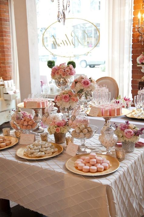 Blush by Jamie Rose Elegant Bridal Shower Ideas, Blush Bridal Shower Decorations, Bridal Shower Decorations Pink, Bridal Shower Desserts Table, Bridal Shower Decorations Elegant, Jamie Rose, Bridal Shower Decorations Rustic, Bridal Shower Desserts, Blush Bridal Showers