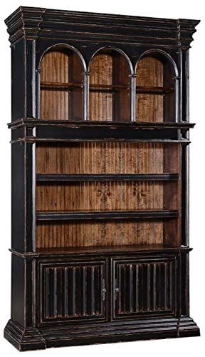 Farmhouse Bookcases, Old Bookshelves, Antique Library, Farmhouse Buffet, Large Bookcase, Bookcases For Sale, Bead Board, Home Library Design, Home Library