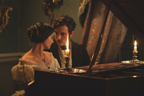 Victoria & Albert 1800s Couple, Queen Victoria Series, Victoria Itv, Victoria Series, George Blagden, Tom Hughes, Victorian Romance, Jonathan Rhys Meyers, Nicholas Hoult