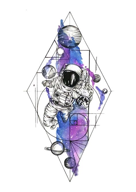 I will design your custom tattoo design Tattoo Sleeve Anime, Astronaut Tattoo, Realistic Tattoo Sleeve, Planet Tattoos, Tattoo Minimalist, Galaxy Tattoo, Astronaut Wallpaper, Clever Tattoos, Wrist Tattoos For Guys