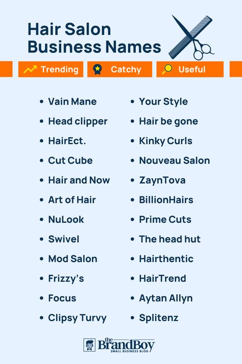 Hair Salon Business Names Hair Salon Names Ideas Unique, Slogan Generator, Salon Names Ideas, Hair Salon Names, Hair Salon Business, Small Business Blog, Salon Names, Startup Marketing, Name Suggestions