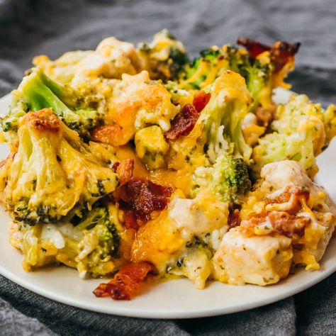 Chicken Bacon Ranch Casserole - Savory Tooth Meals And Munchies, Bacon Ranch Casserole, Ranch Casserole, Chicken Bacon Ranch Casserole, Ranch Pasta, Carb Foods, Chicken Bacon Ranch, Bacon Ranch, Keto Recipes Dinner