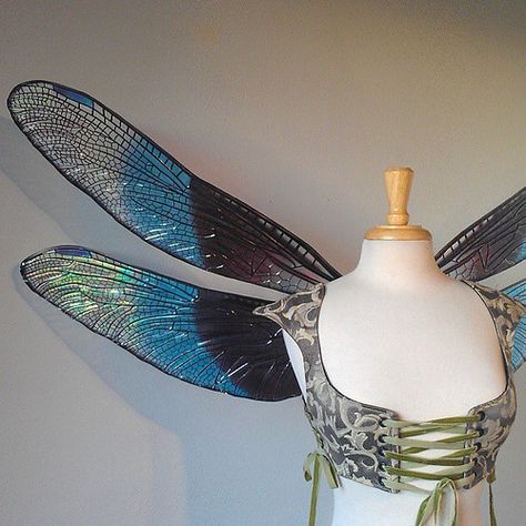 Fly Costume, Wearable Art Recycled, Sleeping Beauty Ballet, Fairies Photos, Fairy Festival, Dragonfly Wings, Dragonfly Art, Wings Costume, Diy Valentines Gifts