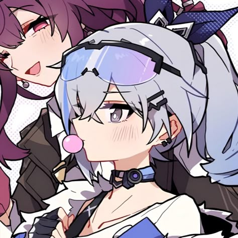 Artist: @  ★ / ★ Name: Honkai: Star Rail (Game) <3 #HonkaiStarRail #SilverWolf #Kafka #İcon #Pfp #Matchingİcon #MatchingPfp Kafka And Silver Wolf Matching Pfp, Silver Wolf X Kafka, Silver Wolf Kafka, Hsr Matching Pfp, Girl Bsf, Stellaron Hunters, Discord Pfp, Silver Wolf, Food System