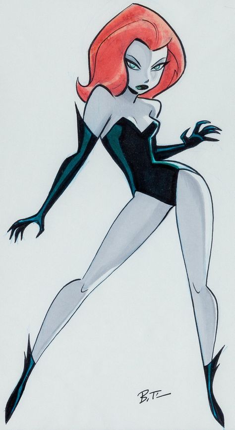 SIMPLY GORGEOUS: The Superhero Art of BRUCE TIMM | 13th Dimension, Comics, Creators, Culture Poison Ivy Dc Comics, Arte Pin Up, Gotham Girls, Bruce Timm, Desen Anime, Batman The Animated Series, Frank Frazetta, Arte Dc Comics, Batman Art