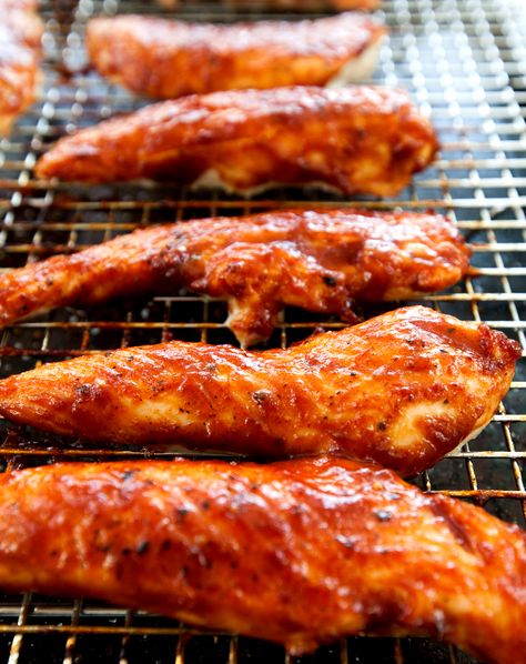 Baked BBQ Chicken Tenders - Brownie Bites Blog