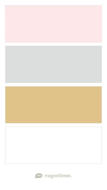 Cream Rose, Silver, Gold, and White Wedding Color Palette - custom color palette created at MagnetStreet.com Bedroom Purple And Gray, Blush Groomsmen, Wedding Color Schemes Purple, Calendar Magnets, Custom Refrigerator, Burgundy Wedding Colors, Bedroom Purple, Navy Wedding Flowers, Violet Wedding