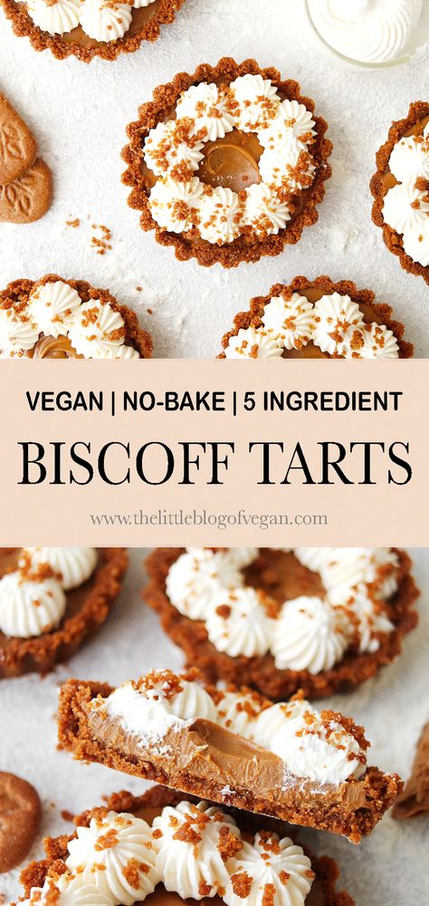 Biscoff Vegan Cake, Vegan Biscoff Dessert, Xmas Desserts Recipes, Quick Biscoff Dessert, Biscoff Vegan Cheesecake, Vegan Biscoff Blondies, Biscoff Filling, Vegan Tarts, Biscoff Recipes