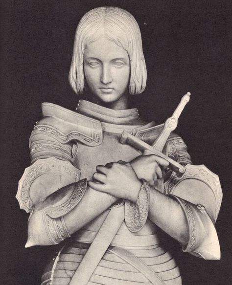 Santa Joana D'arc, Joan D Arc, Saint Joan Of Arc, St Joan, Jeanne D'arc, Female Knight, Joan Of Arc, Marble Statues, Sculptures & Statues