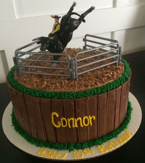 Western Bday Cake, Bull Rider Cake, Bull Riding Cake, Bull Birthday Cake, Rodeo Cakes For Boys, Barrel Racer Birthday Cake, Rodeo Theme Cake, Cowboy Cakes For Boys, My First Rodeo Birthday Boy Cake