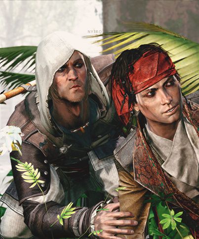 Not sure why, but the curious look on Edward's face is cute haha Ac Black Flag, Star Wars Puns, Assassin's Creed Black Flag, Assassins Creed Funny, Mary Read, Assassins Creed 4, Assassin's Creed Black, Edward Kenway, Assassins Creed Black Flag