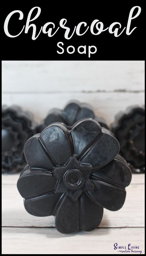 Working as an anti-inflammatory, this homemade charcoal soap recipe will help in absorbing excess oil, dirt and bacteria from your skin. https://simplelivingcreativelearning.com/homemade-charcoal-soap/ Diy Charcoal Soap, Charcoal Soap Benefits, Black Soap Recipe, Charcoal Soap Recipe, Diy Charcoal, Soap Benefits, Cold Process Soap Recipes, Soap Making Recipes, Soap Supplies