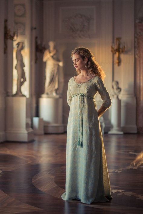 Bridgerton Birthday Party, Dream Costume, Abi Motto, Elizabeth Bennet, Regency Dress, Regency Fashion, Lily James, Regency Era, Costume Drama