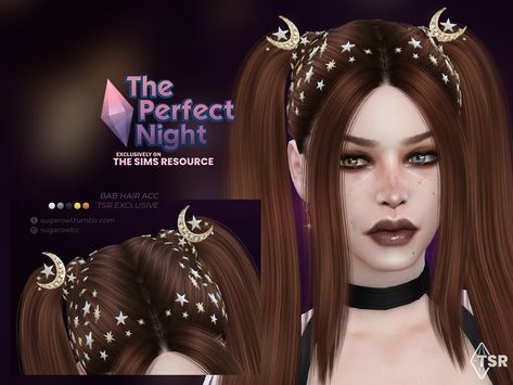 Female Sims, Constellation Earrings, Cat Headband, Pelo Sims, Diamond Hair, Real Queens, Tiara Hairstyles, Sims4 Clothes, Best Sims