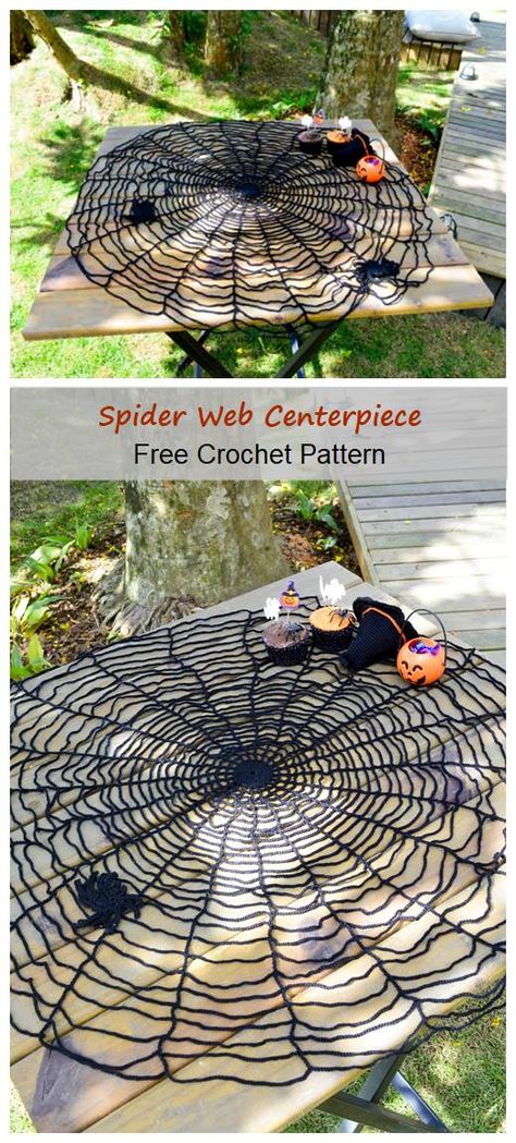 You can download Spider Web Centerpiece Free Crochet Pattern for free #Halloween Crochet Spider Web Doily Pattern Free, Crochet Spider Web Table Runner, Crochet Centerpiece Pattern Free, Crochet Cobweb Pattern Free, Crochet Spider Web Pattern Free, Spider Web Crochet Pattern, Crochet Mesh Pattern, Spider Web Crochet, Crochet Spider Web