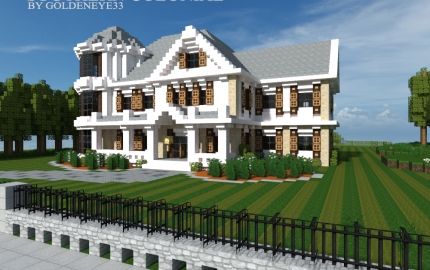 Minecraft Organization, Minecraft Modern Mansion, Minecraft Roof, Modern Minecraft Houses, Southern Colonial, Minecraft Mansion, Minecraft Houses Blueprints, Minecraft Interior Design, Minecraft House Plans