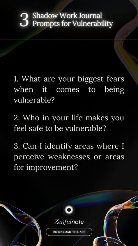 These prompts can help you explore your relationship with vulnerability, uncover the fears that hold you back, and recognize the strengths that come from being open and authentic. Work Journal Prompts, Shadow Work Journal Prompts, Shadow Work Journal, Work Journal, Shadow Work, Hold You, Journal Prompts