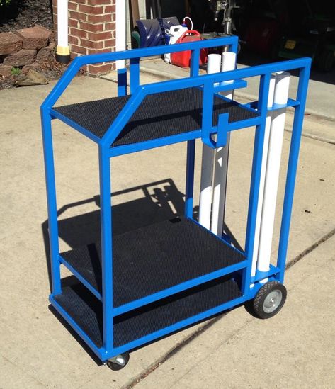 Diy Welding Cart, Welding Trolley, Welding Cart Plans, Welding Bench, Cart Design, Welding Jobs, Welding Cart, Welding And Fabrication, Diy Welding