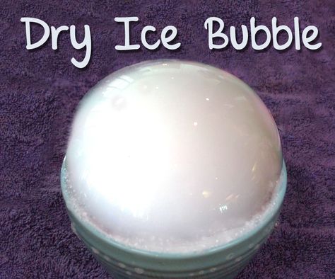 Dry Ice Bubble - fun science project to do with kids! Simple Science Experiments For Kids, Dry Ice Bubbles, Tornado In A Bottle, Simple Science Experiments, Glowing Water, Ice Bubble, Frozen Bubbles, Science Experiments For Kids, Experiments For Kids