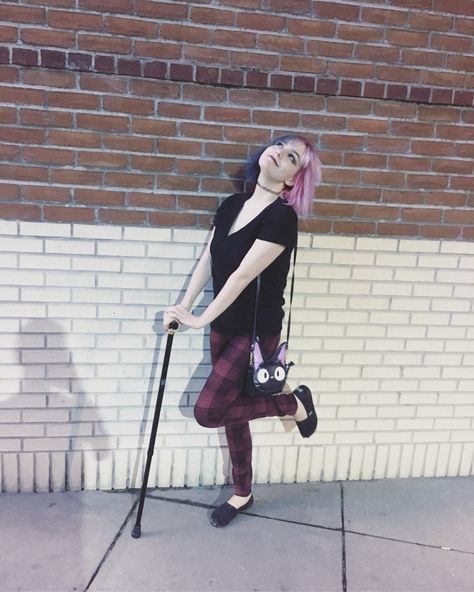 Pose With Cane Reference, Art Reference Poses Crutches, Cane Reference Pose, Mobility Aid Pose Reference, Disabled Reference, Disabled Reference Photos, Cripple Punk Aesthetic, Disabled Pose Reference, Person With Cane Reference