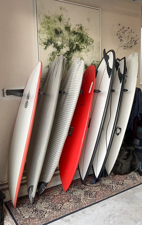 Surf board rack