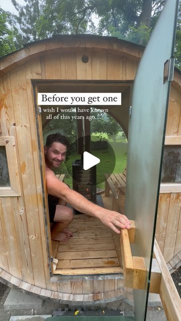 Outdoor Sauna Ideas Backyards, Sauna Layout, Relaxing Muscles, Sauna Diy, Barrel Sauna, Finnish Sauna, Open Pores, Sauna Design, Muscle Relaxation