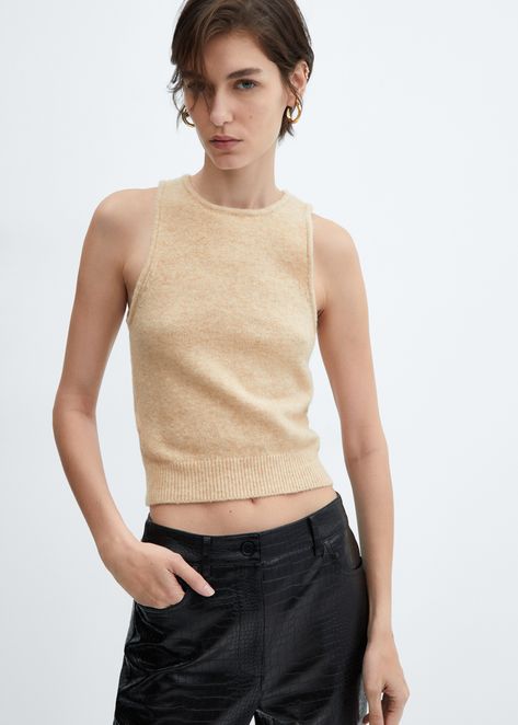 Knitted tank top