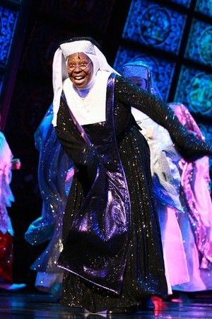 Whoopi Goldberg as Sister Mary Clarence in Sister Act, 1992 Sister Act Costumes, Whoppie Goldberg, Whoopie Goldberg, Steve Jobs Theater, Sister Act Musical, Steven Spielberg On Set, Sister Act Musical Set Design, Whoopi Goldberg Sister Act, Jennifer Saunders