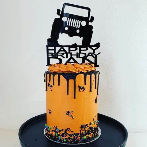 Wrangler Cake Birthday, Jeep Party Ideas, Thar Jeep Theme Cake, Jeep Cake Topper, Jeep Birthday Cake, Jeep Birthday Cake For Men, Jeep Birthday, Jeep Cake, 50th Party