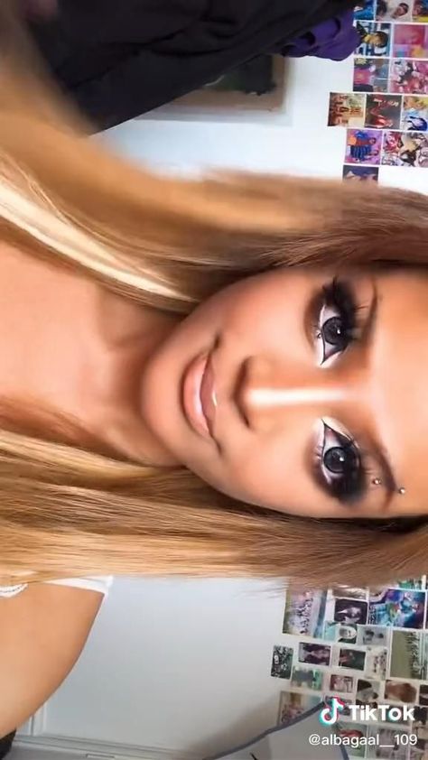 Gyaru Style Makeup, Doll Face Makeup Cute, Garu Make Up, How To Do Gyaru Makeup, Adorable Makeup Looks, Goth Gyaru Makeup, Agejo Gyaru Makeup, Subtle Gyaru Makeup, Gyaru Makeup Tut