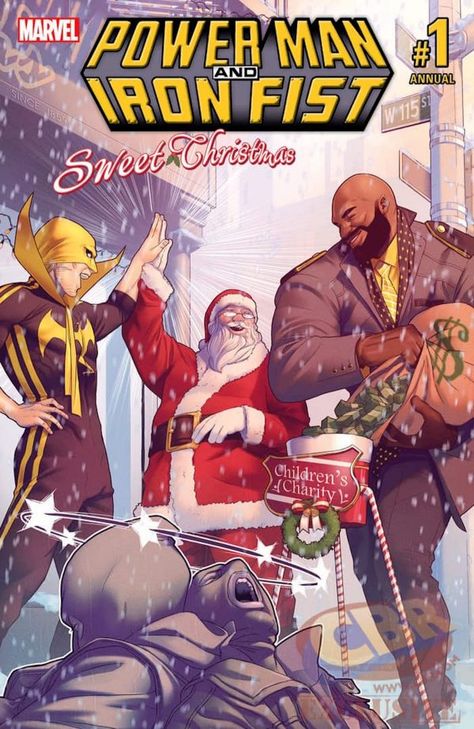 Misty Knight, Heroes For Hire, Power Man, Luke Cage, Marvel Comic Universe, Marvel Comics Art, Ms Marvel, Sweet Christmas, Iron Fist