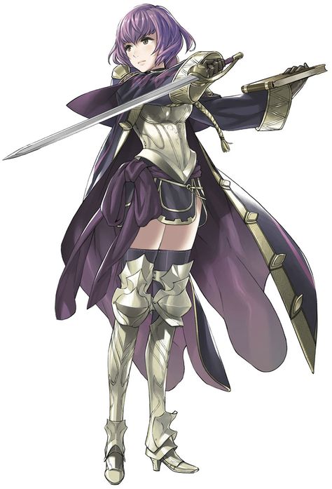 Fire Emblem: Awakening - Katarina - I've always really liked the Grandmaster design, and this one especially. Female Robin Fire Emblem, Female Robin, Fire Emblem Characters, Fire Emblem Fates, Fire Emblem Awakening, Fire Emblem Heroes, Character Design References, Fire Emblem, An Anime