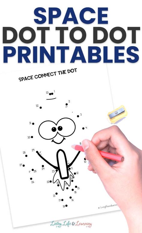 Make certain to check out these Space Dot to Dot Printables! They're perfect for early learners to work their minds and their creative skills all at the same time! Space Dot To Dot, Dot Printables For Kids Free, Space Books For Kids, Dot To Dot Printables, Space Activities For Kids, Critical Thinking Activities, Dot Worksheets, Space Books, Space Activities