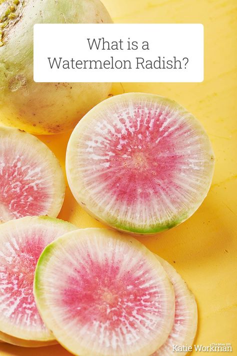 Watermelon Radish Recipe, Longevity Recipes, Salad Aesthetic, Watermelon Radish, Radish Recipes, Pickled Carrots, Fruit Salad Recipe, Heirloom Vegetables, Biscuit Recipes