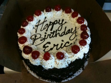 Happy Birthday Eric...looking forward to today!! ♡ your sister Happy Birthday Eric, Banana Cake Recipe, Black Forest Cake, Cooking Recipes Healthy, Happy Birthday Pictures, Cakes For Men, Cake Images, Bakery Cakes, Banana Cake