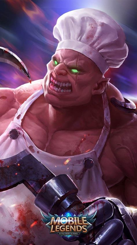 The Fat-So Hook Catcher. Wasteland Butcher Franco Mlbb Franco, Franco Mlbb, Hero Tank, Miya Mobile Legends, Alucard Mobile Legends, Anime Mobile, The Legend Of Heroes, Mobile Legend, Wallpaper Iphone Disney