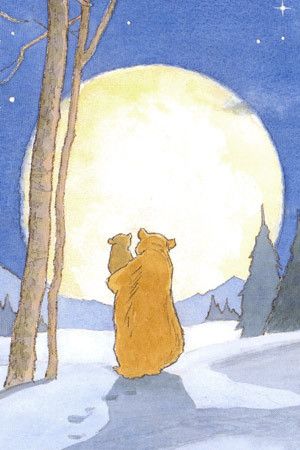 Rosa Luna — Goodnight little bear - by Martin Waddell Art Mignon, Bear Illustration, Art Et Illustration, Little Bear, Bear Art, Art And Illustration, Childrens Illustrations, Children's Book Illustration, 귀여운 동물