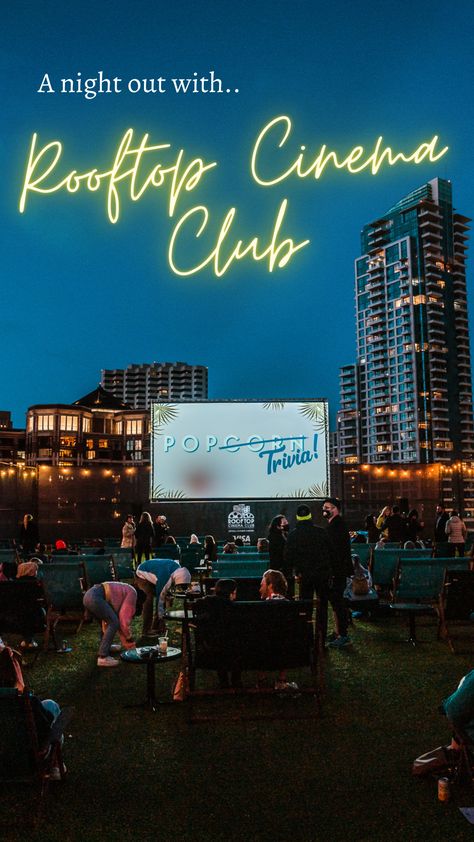 Join me as I experience Rooftop Cinema Club for the first time ever! We saw Raya and the Last Dragon and had the best time. The ciews were immaculate and sitting outside to enjoy the summer might was amazing. Find this and more things to do on my blog and watch this amazing noght out with RCC 💕 #rooftopcinemaclub #sandiego #visitsandiego #sandiegoblogger #sandiegoinfluencer #rayaandthelastdragon #disneymovie #movienight #datenightideas #datenight #thingstodoinsandiego #girlsnightout Rooftop Cinema Club, Rooftop Cinema, Visit San Diego, Cinema Posters, Travel Bugs, Movie Night, Girls Night Out, Trivia, Disney Movies