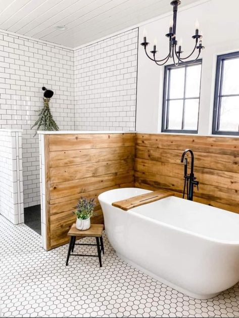 I House, Farmhouse Bathroom Ideas, Farmhouse Bathroom Decor Ideas, New House Bathroom, Full Bathroom Remodel, Best Farmhouse, Bathroom Farmhouse Style, Bathroom Redesign, Master Bath Remodel