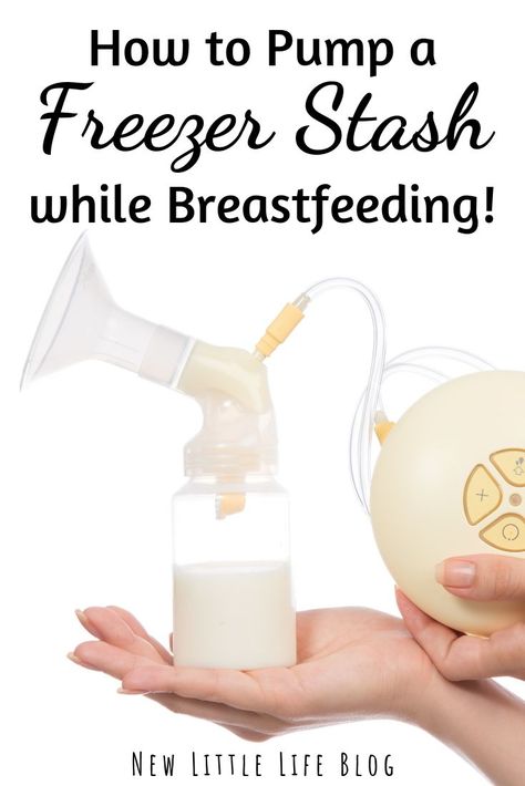 When to Start Pumping Breastmilk - Building a Freezer Stash! Breastmilk Freezer Storage, When To Start Pumping, Pumping And Breastfeeding Schedule, Nursing Schedule, Blocked Milk Duct, Breastfeeding Hacks, Newborn Breastfeeding, Storing Breastmilk, Newborn Nursing