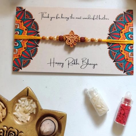 #50percentoff on #rakhibox (upto) Starting price rs79/ only . #sale #rakhicollection 🎉 Exciting News! 🎉 Our Rakhi collection has been met with an overwhelming response, and we’re celebrating by offering upto 50% off on select pieces! 🌟 🌿 Explore our handcrafted Rakhi designs, each inspired by the beauty of nature. From green agate to Rudraksha, sandalwood beads, embroidery , and more, we have something for every sibling bond. Whether it’s a single Rakhi or a set for your beloved brothers, we... Rakhi 2024, Rakhi Design, Beads Embroidery, Green Agate, Exciting News, No Response, Agate, Embroidery, Beads