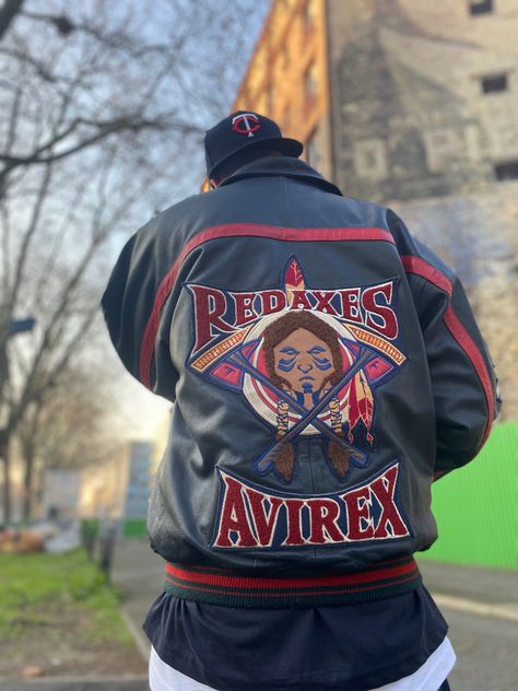 Avirex Jacket Vintage, Avirex Leather Jacket, Avirex Jacket, Outfit Pics, Visual Story, Gardens Design, Outdoor Gardens Design, Kamikaze, Mens Fashion Streetwear