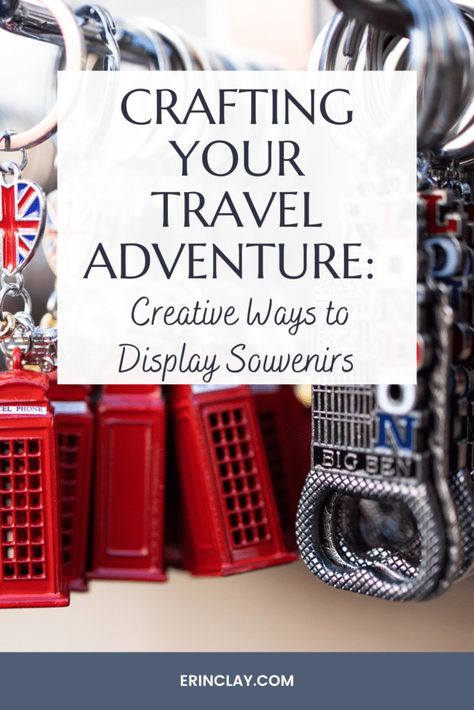 Creative Ways To Display Souvenirs: Crafting Your Travel Adventure Diy Vacation Souvenirs, Souvenir Shelf Ideas, Travel Keepsake Ideas, Travel Souvenirs Display, Travel Magnet Display Ideas, Display Souvenirs, Souvenir Display, Profitable Crafts, Diy Shadow Box