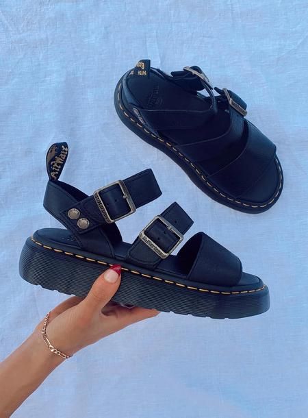 Dr Martens Gryphon, Doc Martens Sandals, Doc Marten Sandals, Sandals Strappy, Shoe Wishlist, Spring Sandals, Sandals Outfit, Shoe Inspo, Swag Shoes