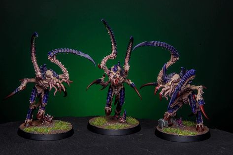 Von Ryan’s Leapers #tyranids40k #tyranids #tyranid #tyranidsarmy #40k #warhammerpainting #warhammer #warhammercommunity #warhammer40k #warhammertyranids #warhammer40000 #miniaturepainting #xenos #thegreatdevourer #tyrannofex #genestealer #neurotyrant #grimdark #grimdark40k #wargaming #wargames #nornassimilator #nornemissary #hivetyrant #leviathan #leviathanboxset #wingedprime #carnifex #tyranidprime Tyranid Leviathan, Tyranid Diorama, Hive Tyrant, 40k Tyranids, 40k Miniatures, March 30, Warhammer 40000, Paint Schemes, Miniature Painting