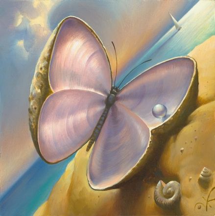 Vladimir Kush Vladimir Kush Paintings, Moscow Art, Surealism Art, Surrealism Painting, Wow Art, Arte Fantasy, Butterfly Art, الرسومات اللطيفة, Surreal Art