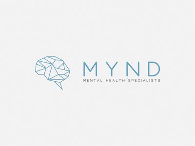 Mynd Logo - 4 of 30 day logo challenge Psychology Logo Design Art, Psychology Logo Creative, Hypnotherapy Logo, Psychiatry Logo, Brain Logo Ideas, Psychologist Business Card, Psychologist Logo, Therapist Logo, Logo Examples